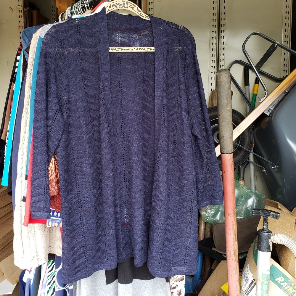 Navy Blue Cardigan